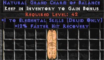 Druid Elemental Skills w/ 12% FHR GC - Europe Non-Ladder