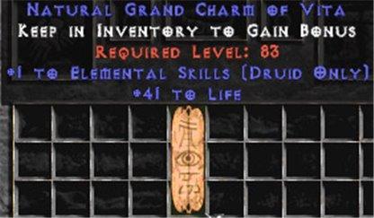 Druid Elemental Skills w/ 41-44 Life GC - East Non-Ladder