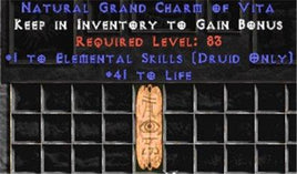 Druid Elemental Skills w/ 41-44 Life GC - Europe Non-Ladder