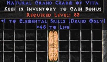 Druid Elemental Skills w/ 45 Life GC - East Non-Ladder
