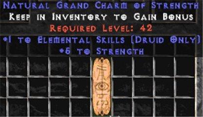 Druid Elemental Skills w/ 4-5 Str GC - Europe HC Ladder