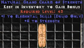 Druid Elemental Skills w/ 4-5 Str GC - East Non-Ladder