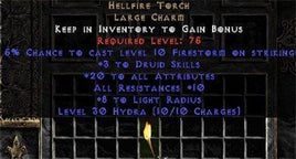 Druid Hellfire 10-16 res 20 stats - Europe HC Ladder