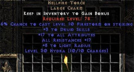 Druid Hellfire 17-19 Resist All/17-19 Stats - West Ladder