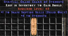 Druid Shape Shifting Skills w/ 6 Str GC - East Ladder