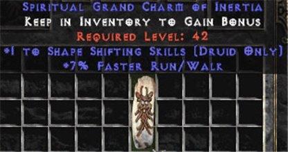 Druid Shape Shifting Skills w/ 7% FRW GC - East Ladder