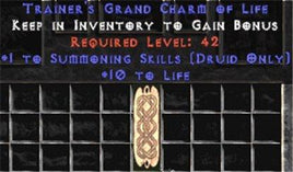 Druid Summoning Skills w/ 10-20 Life GC - Europe HC Ladder