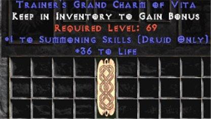 Druid Summoning Skills w/ 36-39 Life GC - East Ladder