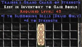 Druid Summoning Skills w/ 6 Str GC - East Ladder