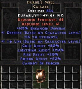 Duriel's Shell - Europe HC Ladder