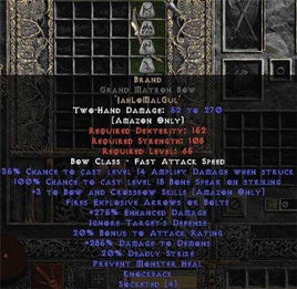Brand Grand Matron Bow - 3 B&C - 275-319% ED - Europe HC Ladder