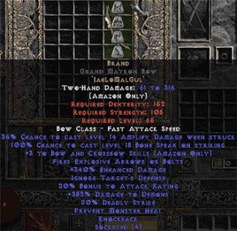 Brand Grand Matron Bow - 3 B&C - 340-354% ED - Europe Non-Ladder
