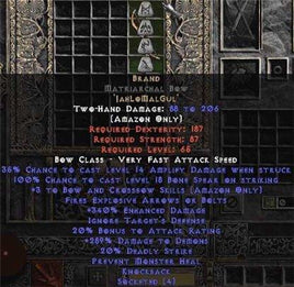 Brand Matriarchal Bow - 3 B&C - 340-354% ED - Europe Non-Ladder