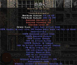 Breath of the Dying Colossus Blade - Ethereal - 350-384% ED - Europe Non-Ladder