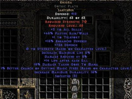 Enigma Gothic Plate +750-769 Defense - West Ladder