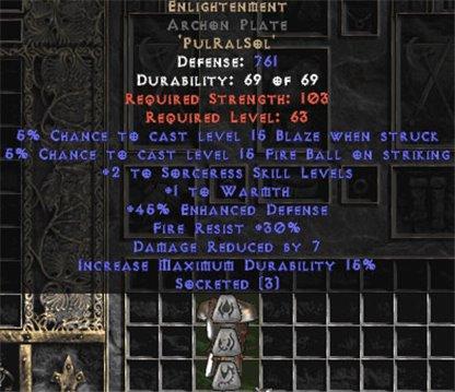 Enlightenment Archon Plate - East HC Ladder