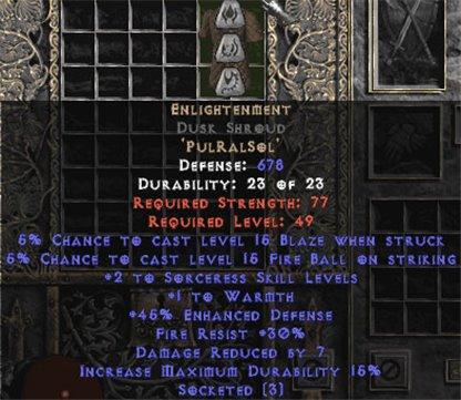 Enlightenment Dusk Shroud - East HC Ladder