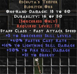 Eschuta's Temper +3 Skills - East HC Ladder