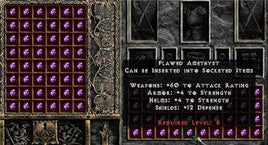 Flawed Amethyst - Pack of 88 - West Non-Ladder