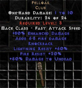 Felloak - +80% ED - Perfect - West Non-Ladder