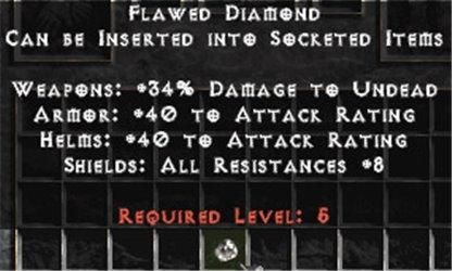 Flawed Diamond - Pack of 88 - West Ladder