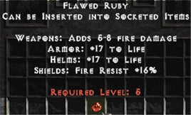 Flawed Ruby - West Non-Ladder