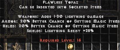Flawless Topaz - East Ladder