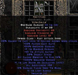 Fortitude Dimensional Blade - 30 Res & 1-1.375 Life - West Non-Ladder