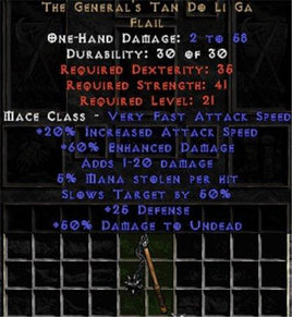 The General's Tan Do Li Ga - +60% ED - Perfect - Europe Non-Ladder