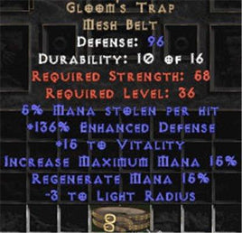 Gloom's Trap - West Non-Ladder
