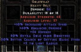 Goldwrap - +60% ED, 80% GF - Perfect - West Non-Ladder