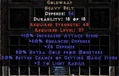 Goldwrap - +60% ED, 80% GF - Perfect - West Non-Ladder