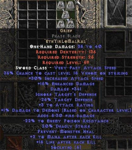 Grief Phase Blade - 30-34% IAS & 340-369 Damage - Europe Ladder