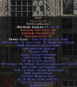 Grief Phase Blade - 30-34% IAS & 370-399 Damage - Europe HC Ladder