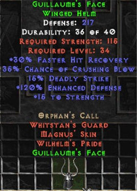 Guillaume's Face - East HC Ladder