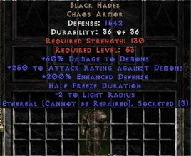 Black Hades - Ethereal - Europe Non-Ladder