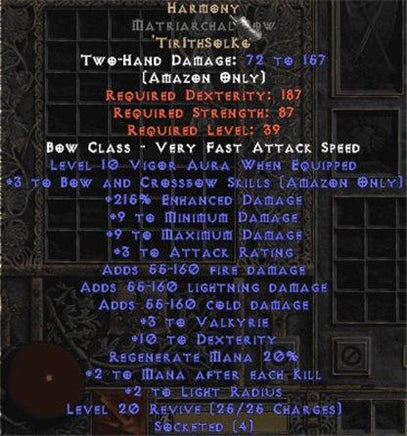 Harmony Matriarchal Bow - 3 B&C - 200-259% ED & 2-5 Valk - Europe Ladder