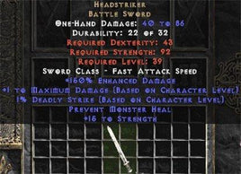 Headstriker - West Non-Ladder