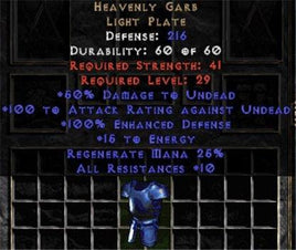 Heavenly Garb - West Non-Ladder