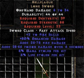 Hellplague - +80% ED - Perfect - West Non-Ladder