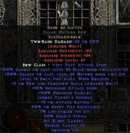 Hand of Justice Grand Matron Bow - 280-329% ED - Europe Ladder