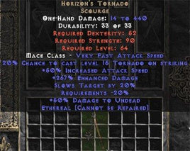 Horizon's Tornado - Ethereal - 260%+ ED - West Non-Ladder