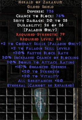 Herald of Zakarum - Ethereal - 180-199%+ ED - Europe HC Ladder