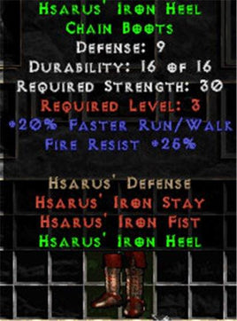 Hsarus' Iron Heel - West Non-Ladder