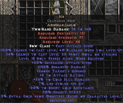 Ice Crusader Bow - 140-189% ED & 25-29% CSD - Europe Ladder