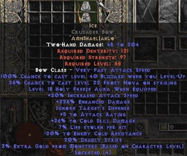 Ice Crusader Bow - 225% ED & 25-29% CSD - West Non-Ladder