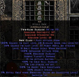 Ice Hydra Bow - 140-189% ED & 25-29% CSD - West Non-Ladder