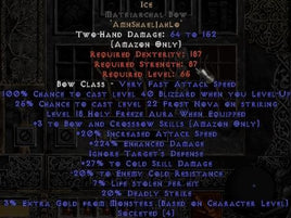 Ice Matriarchal Bow - 3 B&C - 210-224% ED & 30% CSD - West Non-Ladder