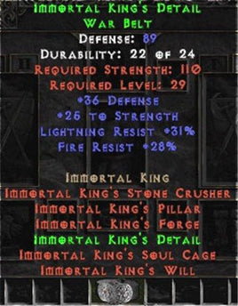 Immortal King's Detail - East HC Ladder