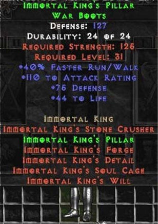 Immortal King's Pillar - Europe HC Ladder